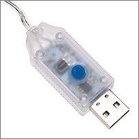 led гирлянда-занавес Neon-Night 315-879 - подключение через разъем USB