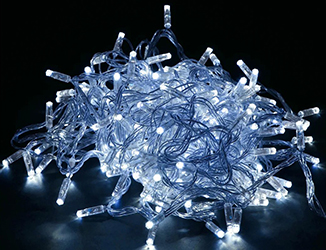 led гирлянда-нить IEK LGDU111-2-100-10-T-S-44 - включенная