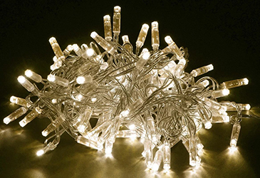 led гирлянда-нить IEK LGDU111-1-100-10-T-S-44 - включенная