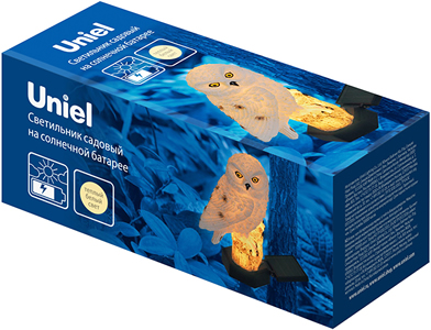 садовый led светильник Uniel USL-S-823/PM290 Polar Owl - упаковка