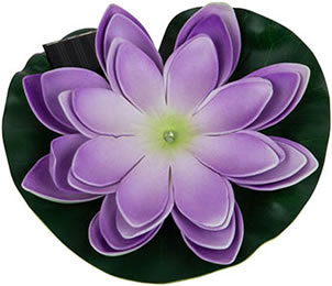 плавающий садовый led светильник Uniel USL-S-828/PT060 Purple Waterlily - внешний вид