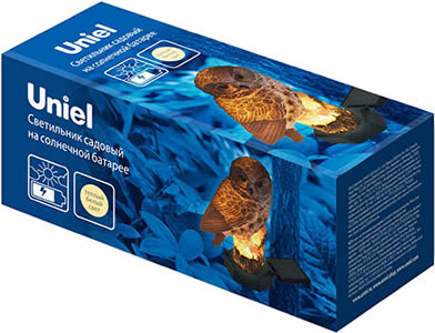 садовый led светильник Uniel USL-S-829/PM290 Brown Owl - упаковка