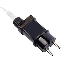 led гирлянда Uniel ULD-C3020-240/TTK Multi IP44 - подключение к сети 220 В
