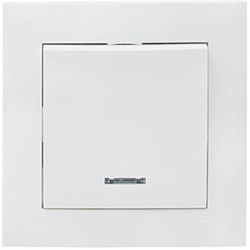 выключатель 1-клавишный EKF EWV10-121-10 "Валенсия" - внешний вид