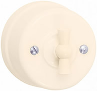 выключатель проходной на 1 положение Bironi В1-201-24 - внешний вид