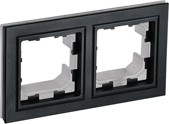 рамка 2-постовая IEK РУ-2-БрЧ-44 Brite - внешний вид