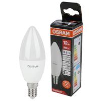 купить Лампа свеча свд Е14 12Вт 4000К 960лм B39 матовая Osram LED Value black в Пензе Лампа свеча свд Е14 12Вт 4000К 960лм B39 матовая Osram LED Value black