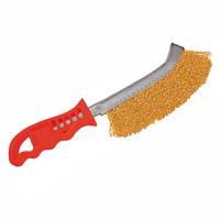 Щетка латунная с пластиковой ручкой