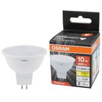 купить Лампа свд 220В GU5.3 10Вт 3000К 800лм MR16 матовая Osram LED Value black в Пензе Лампа свд 220В GU5.3 10Вт 3000К 800лм MR16 матовая Osram LED Value black
