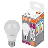 купить Лампа светодиодная 220В Е27 7Вт 4000К 560лм стандарт A60 матовая Osram LED Value в Пензе Лампа светодиодная 220В Е27 7Вт 4000К 560лм стандарт A60 матовая Osram LED Value
