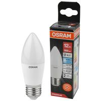 купить Лампа свеча свд Е27 12Вт 6500К 960лм B39 матовая Osram LED Value black в Пензе Лампа свеча свд Е27 12Вт 6500К 960лм B39 матовая Osram LED Value black