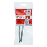 купить Шуруп сантехнический 10*120мм цинк DIN 571 2шт в Пензе Шуруп сантехнический 10*120мм цинк DIN 571 2шт