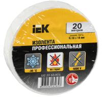 купить Изолента ПВХ 19мм*20м белый IEK  в Пензе Изолента ПВХ 19мм*20м белый IEK