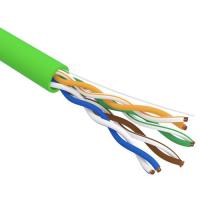 купить Кабель витая пара U/UTP, CAT 5e, нг(А)-LSLTx, 4х2х0,52мм, 24AWG, INDOOR, SOLID, зеленый, 305м REXANT в Пензе Кабель витая пара U/UTP, CAT 5e, нг(А)-LSLTx, 4х2х0,52мм, 24AWG, INDOOR, SOLID, зеленый, 305м REXANT