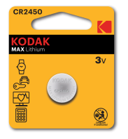 купить Батарейка дисковая CR2450 BL1 Kodak  в Пензе Батарейка дисковая CR2450 BL1 Kodak