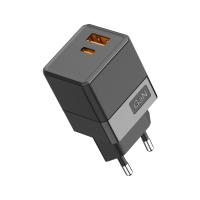 купить Устройство зарядное USB-A+USB-C  Rexant 35Вт черный в Пензе Устройство зарядное USB-A+USB-C  Rexant 35Вт черный