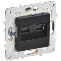 купить SKANDY Роз. комп. 2-ая RJ45 кат.5E SK-K03Bl черн. IEK в Пензе SKANDY Роз. комп. 2-ая RJ45 кат.5E SK-K03Bl черн. IEK