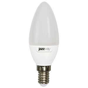купить Лампа свд 220В E14 11Вт 4000К 980лм свеча C37 матовая Jazzway  в Пензе Лампа свд 220В E14 11Вт 4000К 980лм свеча C37 матовая Jazzway
