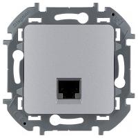купить Инспириа алюминий розетка RJ45 8(8) скрытая 1-ая Cat6 UTP в Пензе Инспириа алюминий розетка RJ45 8(8) скрытая 1-ая Cat6 UTP