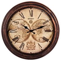 купить Часы настенные круг коричневый EC-17 в Пензе Часы настенные круг коричневый EC-17
