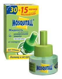 купить Жидкость от комаров 45 ночей Mosquitall Универсальная защита в Пензе Жидкость от комаров 45 ночей Mosquitall Универсальная защита