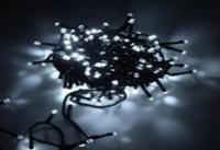 купить Гирлянда нить 12м белый 120свд с контроллером IP20 черный провод 8 режимов в Пензе Гирлянда нить 12м белый 120свд с контроллером IP20 черный провод 8 режимов
