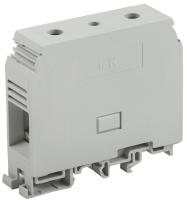 Зажим клеммный DIN-рейка 95мм2 330А серый IEK