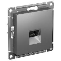 AtlasDesign сталь розетка RJ45 8(8) скрытая 1-ая  
