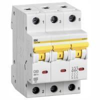 купить Автомат 3Р 63А C 6кА ВА47-60М IEK  в Пензе Автомат 3Р 63А C 6кА ВА47-60М IEK