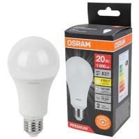 купить Лампа светодиодная 220В Е27 20Вт 3000К 1600лм стандарт A70 матовая Osram LED Value black в Пензе Лампа светодиодная 220В Е27 20Вт 3000К 1600лм стандарт A70 матовая Osram LED Value black