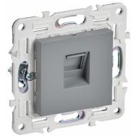 купить Сканди серый механизм RJ45 скрытая 1-ая Cat5e в Пензе Сканди серый механизм RJ45 скрытая 1-ая Cat5e