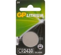 купить Батарейка дисковая CR2430 BL1 GP  в Пензе Батарейка дисковая CR2430 BL1 GP