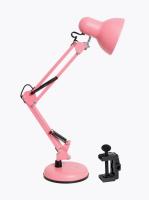 Светильник настольный 60Вт E27 розовый коралл подставка/струбцина Ultra LIGHT