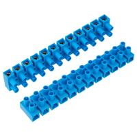 купить Клеммник ЗВИ 100А 12пар 40мм2 синий Rexant  в Пензе Клеммник ЗВИ 100А 12пар 40мм2 синий Rexant