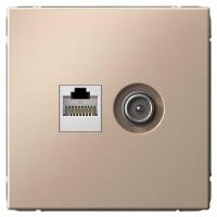 купить АртГэллери песочный розетка RJ45+TV скрытая 2-ая  в Пензе АртГэллери песочный розетка RJ45+TV скрытая 2-ая
