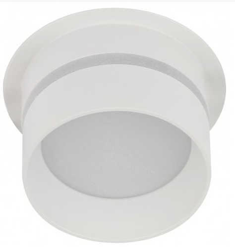 Светильник точечный GU5.3 круг черный встраиваемый 