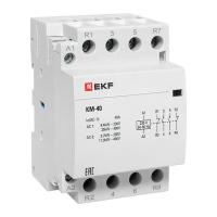 купить Контактор модульный 40А 230В 2НО 2НЗ 3мод КМ EKF PROxima в Пензе Контактор модульный 40А 230В 2НО 2НЗ 3мод КМ EKF PROxima