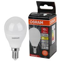 купить Лампа шар свд Е14 10Вт 3000К 800лм P45 матовый Osram LED Value black в Пензе Лампа шар свд Е14 10Вт 3000К 800лм P45 матовый Osram LED Value black