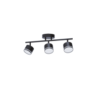 Светильник настенный (спот) 3*20Вт GX53 черный поворотный Jazzway белый декор