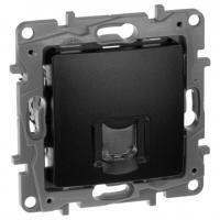 купить Этика антрацит розетка RJ45 скрытая 1-ая cat5e UTP в Пензе Этика антрацит розетка RJ45 скрытая 1-ая cat5e UTP