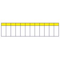 купить Маркировочная таблица 12 модулей в Пензе Маркировочная таблица 12 модулей