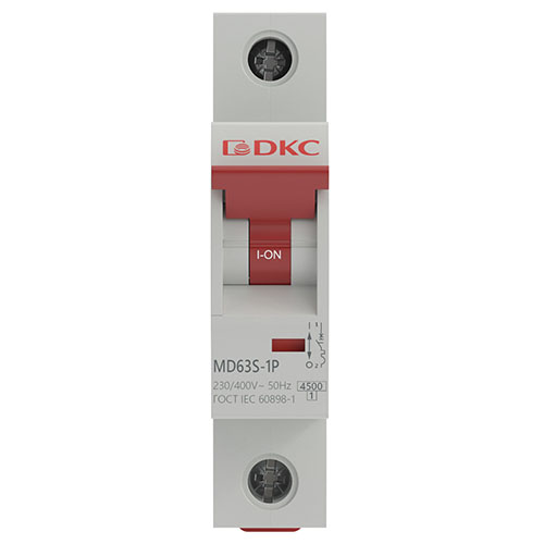 купить Автомат 1Р 50А C 4,5кА MD63S DKC YON max  в Пензе Автомат 1Р 50А C 4,5кА MD63S DKC YON max