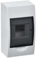купить Корпус пластиковый ЩРН-П-4 черн. прозр. дверь IP41 GENERICA в Пензе Корпус пластиковый ЩРН-П-4 черн. прозр. дверь IP41 GENERICA