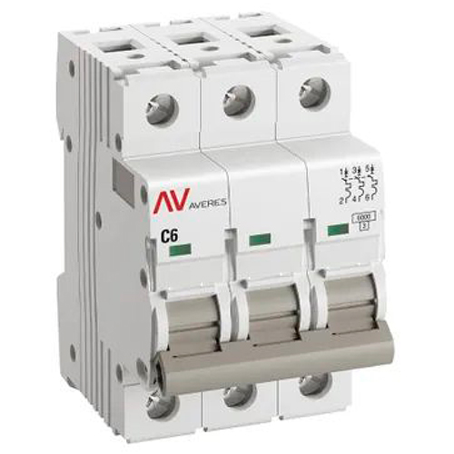 купить Автомат 3Р 6А C 6кА AV-6 EKF Averes  в Пензе Автомат 3Р 6А C 6кА AV-6 EKF Averes