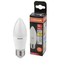 купить Лампа свеча свд Е27 12Вт 3000К 960лм B39 матовая Osram LED Value black в Пензе Лампа свеча свд Е27 12Вт 3000К 960лм B39 матовая Osram LED Value black