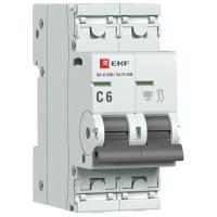 купить Автомат 2Р 6А C 6кА ВА47-63N EKF PROxima  в Пензе Автомат 2Р 6А C 6кА ВА47-63N EKF PROxima