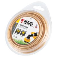 купить Леска для триммеров 2,0мм*15м круглая Denzel ALUFLEX армированная алюминием в Пензе Леска для триммеров 2,0мм*15м круглая Denzel ALUFLEX армированная алюминием
