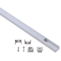 купить Профиль с экраном встраиваемый 16*12*2000мм Gauss крепеж+заглушки в Пензе Профиль с экраном встраиваемый 16*12*2000мм Gauss крепеж+заглушки