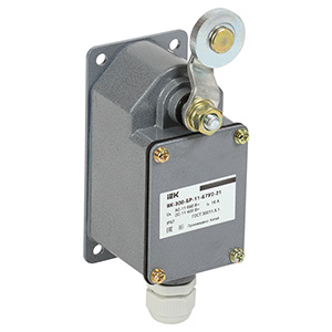 Выключатель концевой рычаг с роликом IP67 ВК-300 TEXENERGO самовозврат