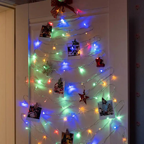 Гирлянда нить 10м мультицвет 80свд с контроллером IP20 прозрачный провод 8 режимов